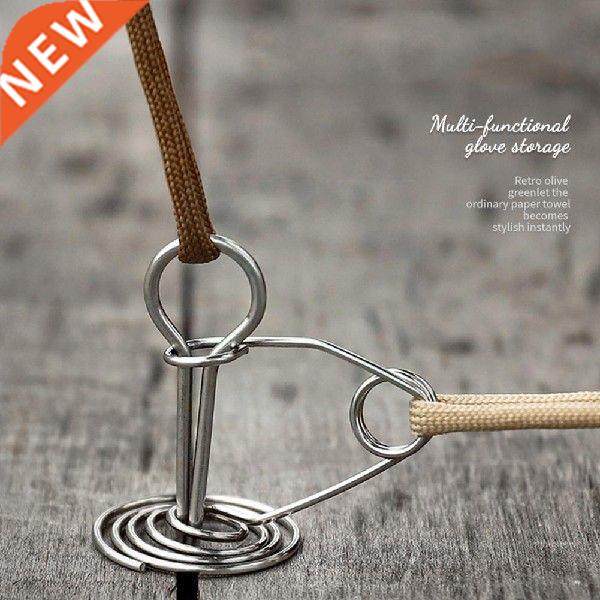 10 Pcs/set Steel Outdoor Camping Deck Spring Buckle Octopus