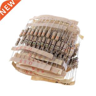 00Pcs Resistor Kits 1W 5% 0.1-750 Ohm Carbon Resistor 0 Va