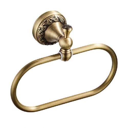 rass Towel Ring Oval Towel Holder Retro Wall Hanging