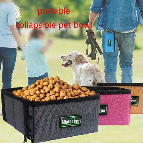Portable Dog Bowls Foldable Large Collapsible Travel Food