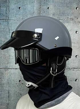 Voss-casco de motocicleta Retro Para las cuatro estaciones,