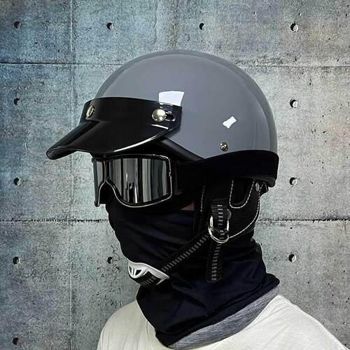 Voss-casco de motocicleta Retro Para las cuatro estaciones,