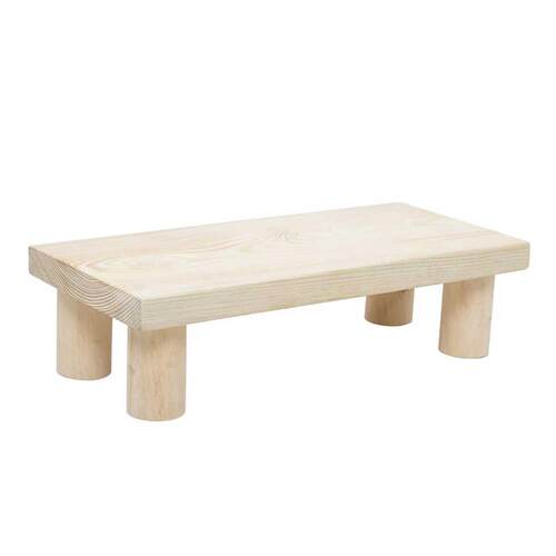 Living Room Wood Step Stool Home Stepladder Mini With 4