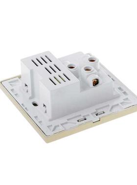 Dual USB LED Electric Wall Charger Station Socket Adapter Po