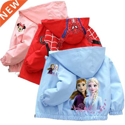 frozen 2 Spring and Autumn Girls Snow White Jacket Boys and