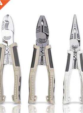 Pliers 8 Inch Wire Stripping Cable Cutting Crimping Tool Cut