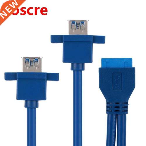 Dual 2 Port USB 3.0 Front Panel Extension Cable A Type Femal