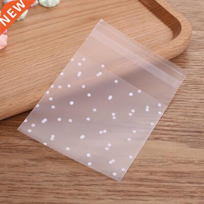 100PCs Transparent Dot Bags Small Ziplock Food Packaging Bag