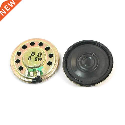 4Pcs 0.5W 8 Ohm 28mm Dia Mini Metal Inside Magnet Music Play