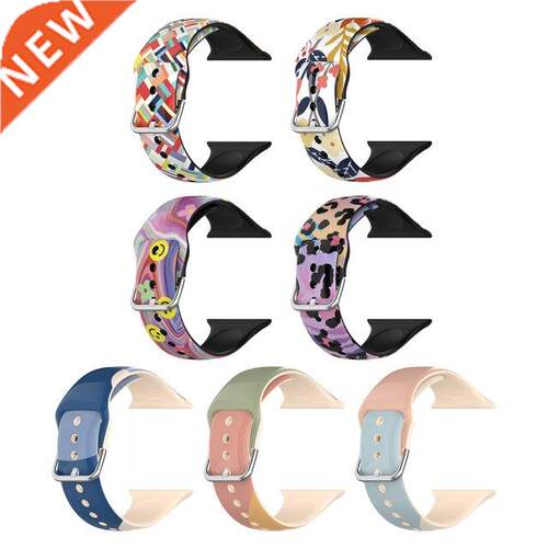 Silicone Strap For Apple Watch Band 44mm 40mm 41mm 45mm 38mm