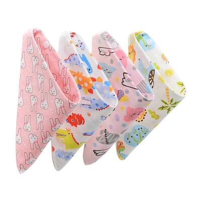 Baby Bibs Cotton Baby Feeding Apron Triangle Cute Baby Bibs