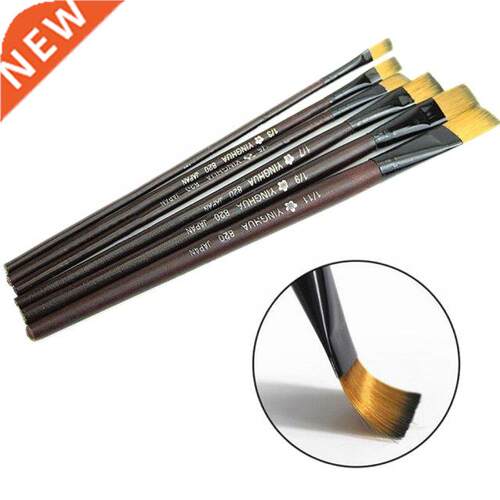 6 PCS/set Artist Paint Brush Oil Acrylic Paint Brush Artist