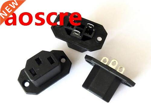 Plug all copper male female three core power plug 10A250V ba