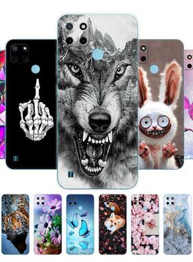 For Realme C21Y C25Y Case Silicon Back Cover Phone Case For