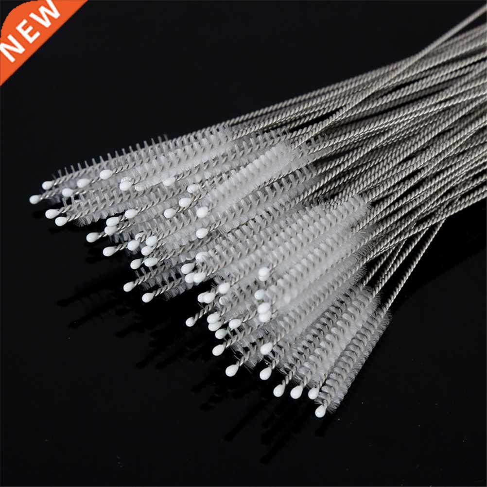 4/5/10Pcs/Set Stainless Soft Hair Suction Glass Tube Cleaner