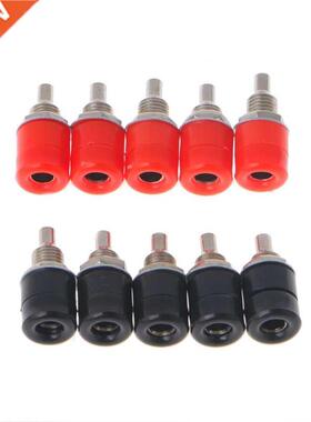 10 Pcs 5 Color 4mm Female Banana Plug Socket Connector Bindi