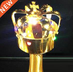 2019 New LED Golden Crown Wine Bottle Covers Sparkling