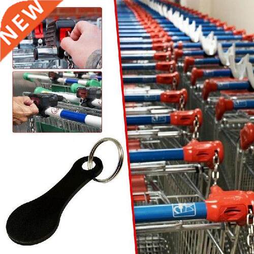 Metal DIY Shopping Trolley Tokens Couple Key Chains