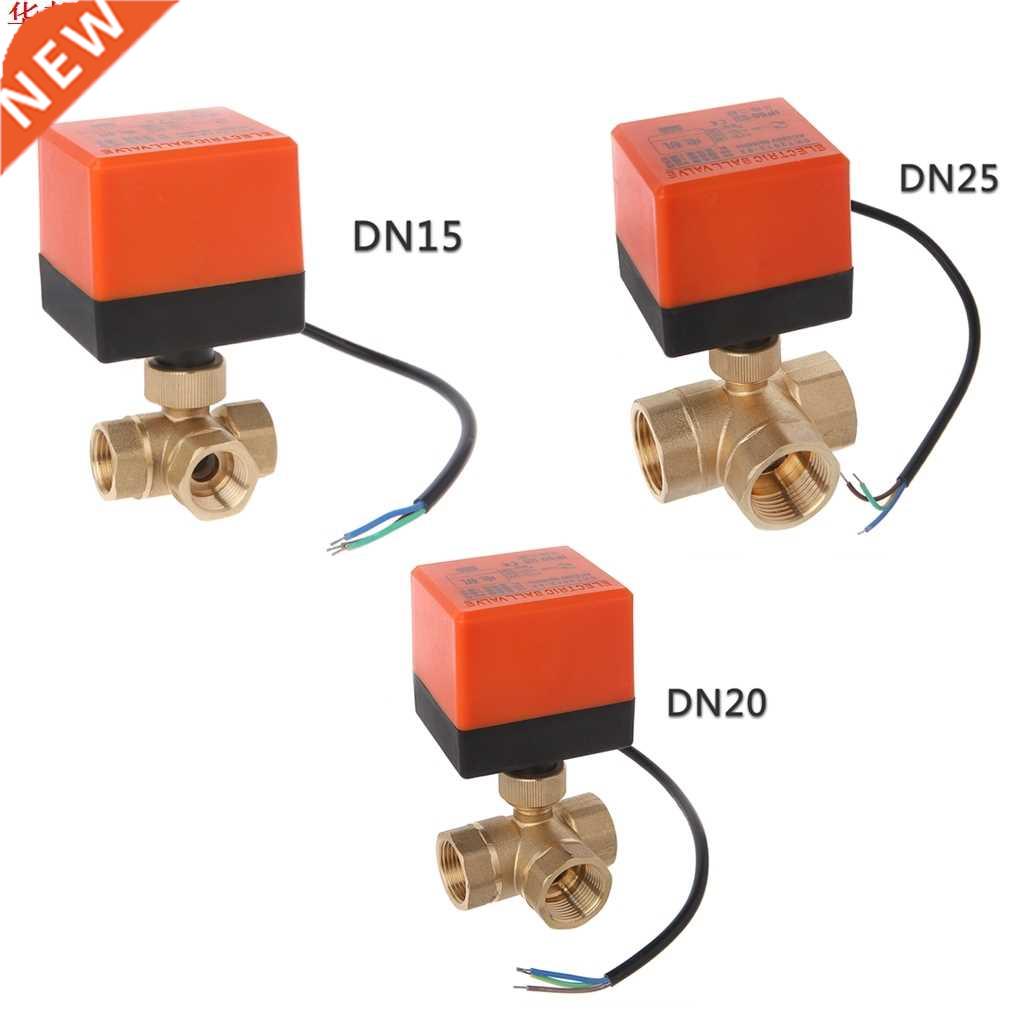 3 way motorized ball valve electric Three line two way contr