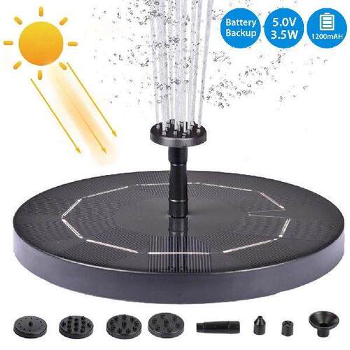 Solar Power Water Fountain Pump Solar Fontein Bird Bath