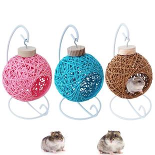 Hamster Hanging Cradle Small Pet Cage House Rattan Hammock