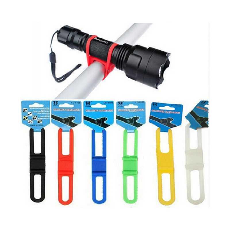 Bike Front Light Silicone Strap Hol Bicycle Flashlight Ph图片