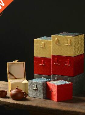 The Great Wall Brocade Box Multicolor Simple Bone Fastener