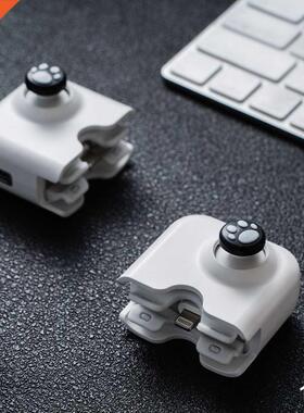 1PC 2 Port Phone Gamepad Joystick Grip Rocker Handle Univers