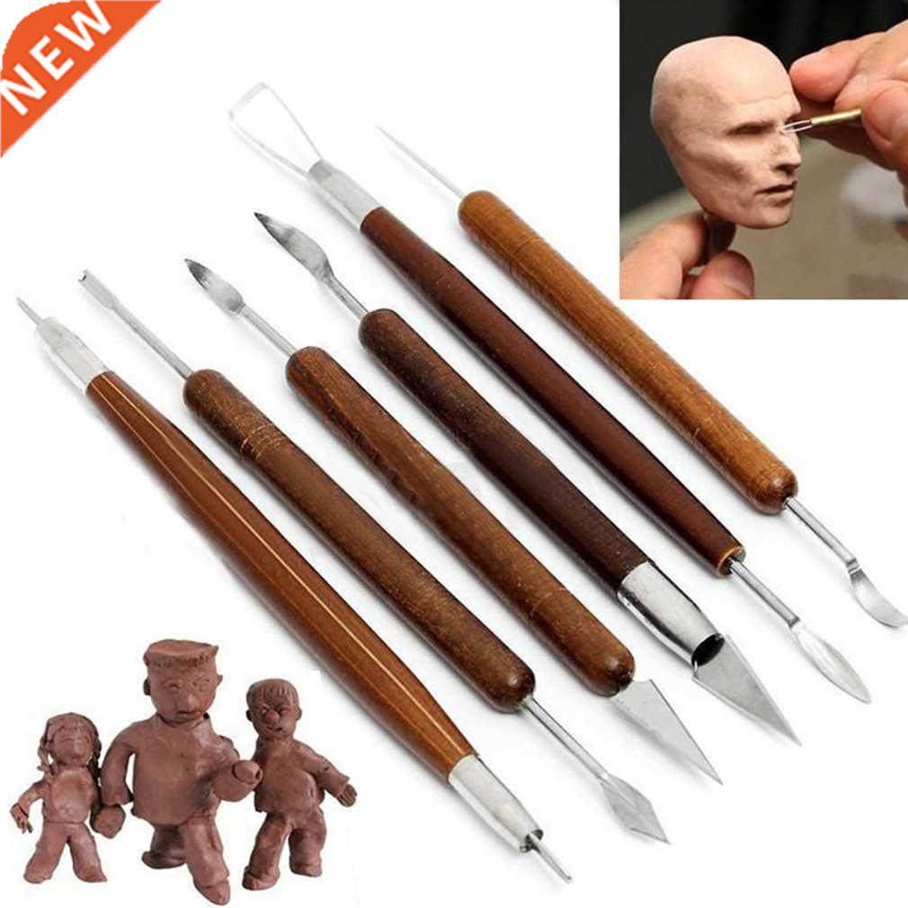 6PCS Pottery Ceramics Tools Sculpting tool Wax Carving Sculp