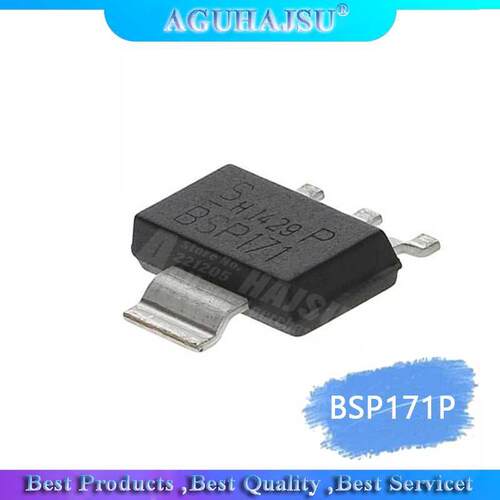 10pcs/lot BSP171P BSP171 ISOT-223 P-CH 60V 19A new original