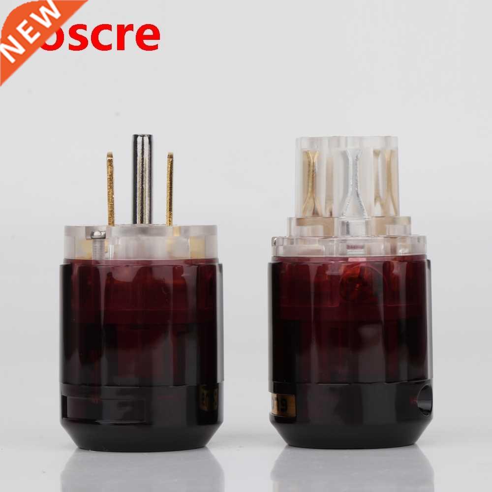 Pair P-079 C-079 IEC + P079 24k Gold-Plated US Power Plug +I