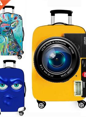 3D Pttern Luggge Cover Elsticity Luggge Protective Cover