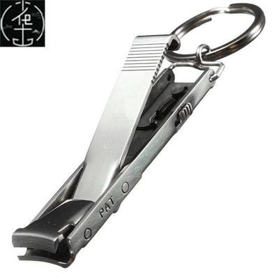 EDC Ultrathin Foldable Nail Clipper SSteel Keychain Cuticle