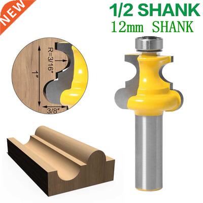1pc 12mm 1/2inch Shnk Bed Molding Router Bit Flute &mp; Bedi