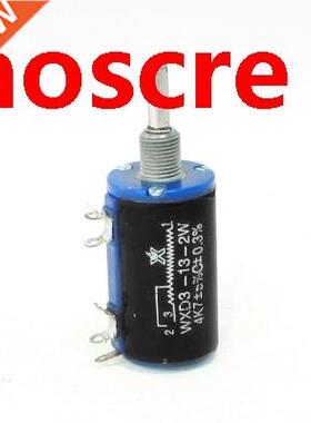 2pcs WXD-1 4.7K ohm 2 Watts 4mm Round Shaft Rotary Wire Wo