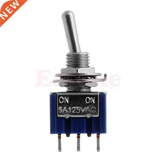 Mini MTS-102 3-Pin SPDT ON-ON 125VAC 6A Toggle Switches L15