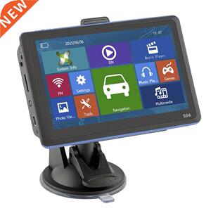 5 Inch GPS Navigation HD Display Navigator With Sunshade Fre
