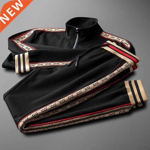 Casual Sports Suit Men 's Luxury Stand Collar 2022 New Eden