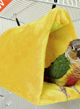 Plush Snuggle Bird Hammock Hanging Snuggle Cave Happy Hut