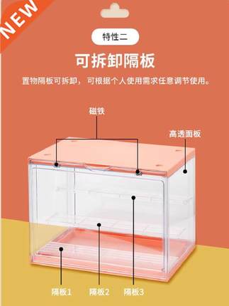 Storage Display Stand Acrylic Display Cabinet Shelf