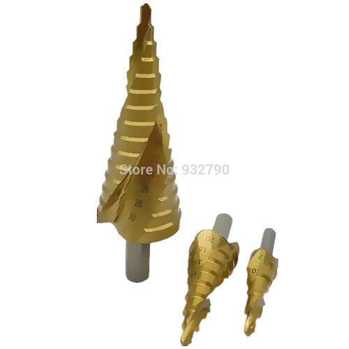 3pcs Hss Spiral Grooved 4mm To 12mm/20mm/32mm Cut Tool Set C