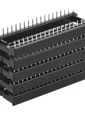 5pcs 40 pin DIP IC Sockets Adaptor Solder Type black