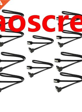 10 Piece Sata 3.0 Cable Sata Iii 6Gb/S Right Angle 90 Degree