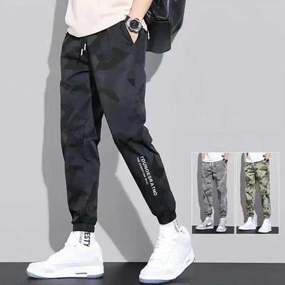 2021 Men's Pants Hip Hop Fashion Harajuku Setwear Camouflage
