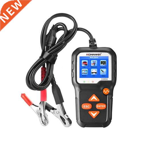 KW650 Auto Motorcycle BatteryTester 12V 6V Battery System An