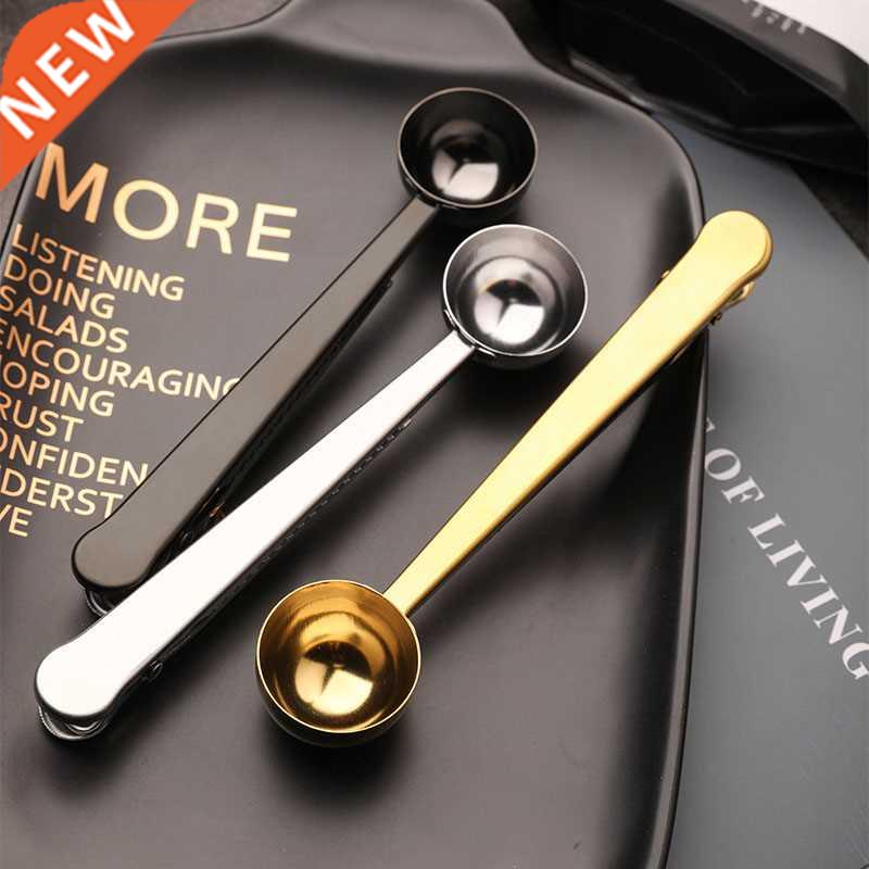 Measuring Spoon Milk Powder Clip Sealable Clip Stainless