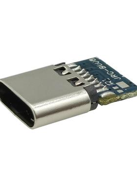 100pcs/lot Male USB 3.1 TYPE-C Male Splint 8P Plug with PCB