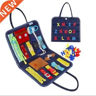 Baby Montessori Busy Board Sensory Toys For Toddlers Autism