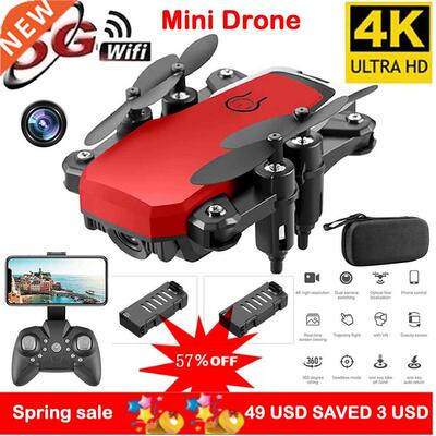 RC Drone UAV Wifi FPV with 4K HD Camera Aerial Photography R