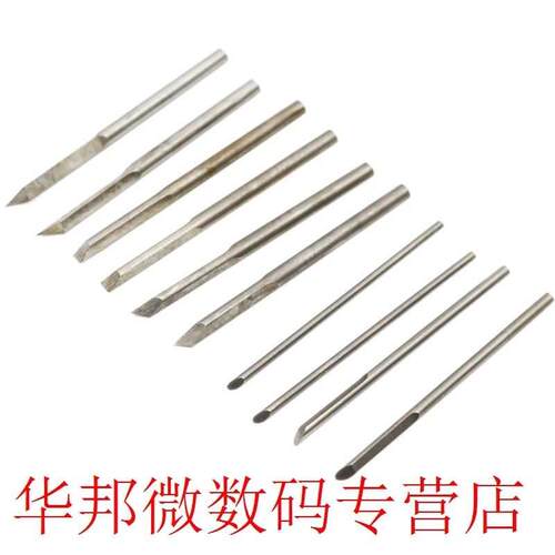 10pcs/set Handmade Olive Wood Carving Blade Knife High Speed